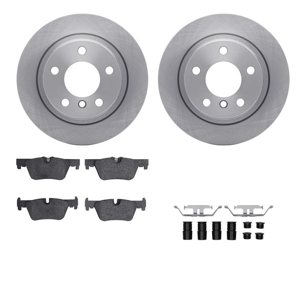 Dynamic Friction Co 6312-92015, Rotors with 3000 Series Ceramic Brake Pads includes Hardware 6312-92015